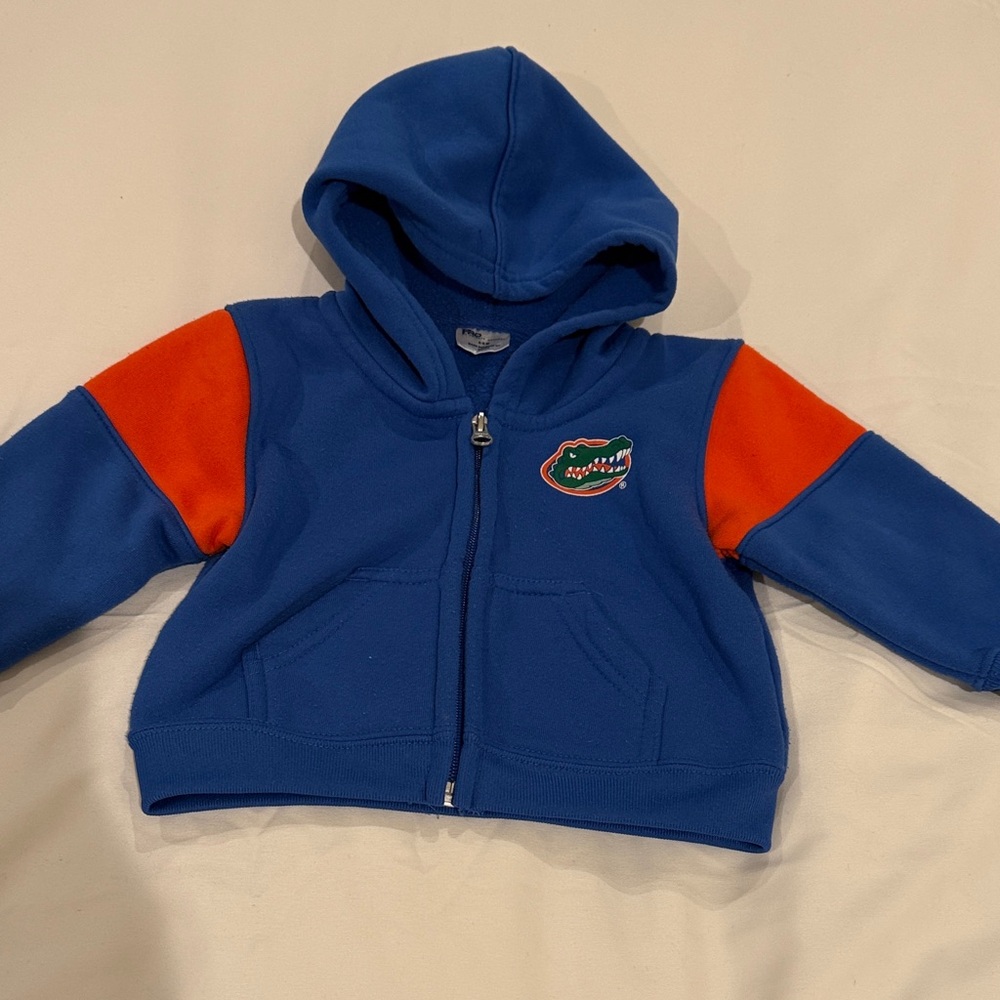 Baby zip up hoodie Florida gators 6-9 months
